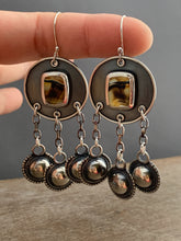 Load image into Gallery viewer, Montana agate jingle earrings