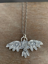 Load image into Gallery viewer, Large stamped bird pendant