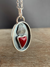 Load image into Gallery viewer, Rosarita Sacred Heart Pendant