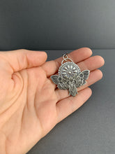 Load image into Gallery viewer, Silver Moth pendant