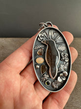Load image into Gallery viewer, Forest crow necklace