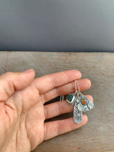 Load image into Gallery viewer, Tourmaline and apatite crystal charm set