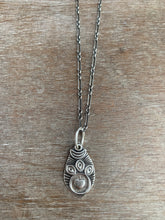 Load image into Gallery viewer, Heart and eye charm necklace