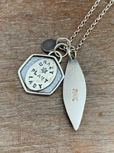 Load image into Gallery viewer, “Crazy plant lady” Turquoise Plant Pun Charm