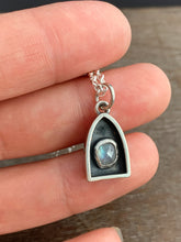 Load image into Gallery viewer, #4 Tiny moonstone charm with 18” rolo chain included