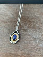 Load image into Gallery viewer, Tanzanite and gold pendant
