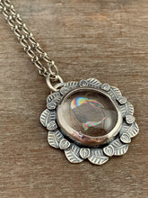 Load image into Gallery viewer, Rainbow quartz medallion
