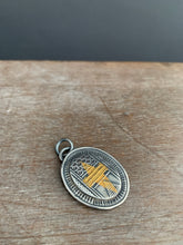Load image into Gallery viewer, Medium keum boo gold and silver medallion