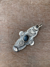 Load image into Gallery viewer, Dendritic Peruvian Opal Owl Pendant