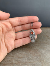 Load image into Gallery viewer, Orange kyanite charm necklace