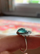 Load image into Gallery viewer, Peruvian Opal antler ring size 7