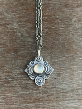 Load image into Gallery viewer, Moonstone moon charm