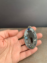 Load image into Gallery viewer, Obsidian Crow Necklace