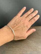 Load image into Gallery viewer, Sterling silver fish bangle