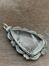 Load image into Gallery viewer, Large Quartz pendant with 34” chain as requested