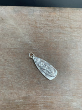 Load image into Gallery viewer, Sterling silver Owl heart and moons pendant