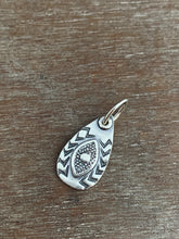 Load image into Gallery viewer, Silver eye charm