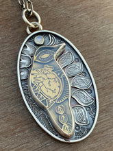 Load image into Gallery viewer, Ghost raven necklace