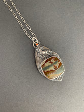 Load image into Gallery viewer, Wild horse with picture jasper pendant