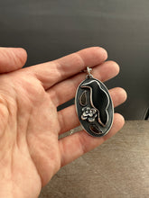 Load image into Gallery viewer, Basenite Crow Necklace pair