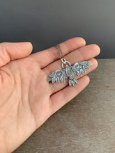 Load image into Gallery viewer, Large stamped bird pendant