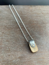 Load image into Gallery viewer, Fossilized woolly mammoth ivory charm