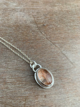 Load image into Gallery viewer, Lodolite quartz double sided pendant