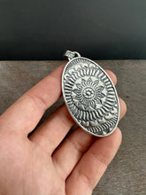 Load image into Gallery viewer, Carved Pink opal Fish Parable Pendant