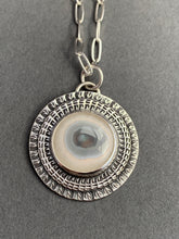 Load image into Gallery viewer, Solar eye agate pendant