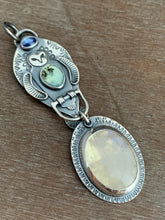 Load image into Gallery viewer, Moonstone Owl Pendant