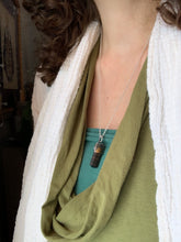 Load image into Gallery viewer, Black Ice Tourmaline Crystal necklace