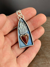 Load image into Gallery viewer, Rosarita sacred heart pendant #2