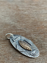 Load image into Gallery viewer, Sterling silver bronze eye pendant