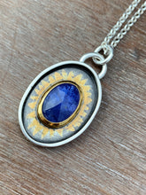 Load image into Gallery viewer, Tanzanite and gold pendant