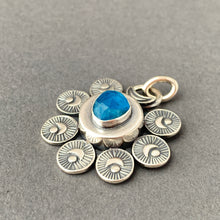 Load image into Gallery viewer, Apatite moon pendant