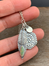 Load image into Gallery viewer, “Crazy plant lady” Turquoise Plant Pun Charm