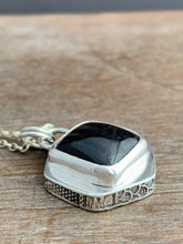 Load image into Gallery viewer, Hypersthene double sided pendant