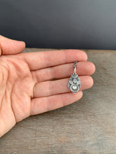 Load image into Gallery viewer, Heart and eye charm necklace