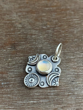 Load image into Gallery viewer, Moonstone moon charm