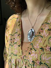 Load image into Gallery viewer, Obsidian Crow Necklace