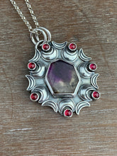 Load image into Gallery viewer, Melody Stone and Garnets Pendant