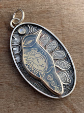 Load image into Gallery viewer, Ghost raven necklace