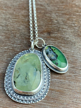 Load image into Gallery viewer, Prehnite and Aegean Opal pendant collection