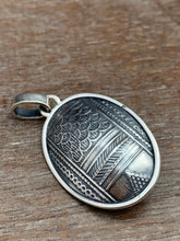 Load image into Gallery viewer, Moons and moonstone double sided dragon egg medallion