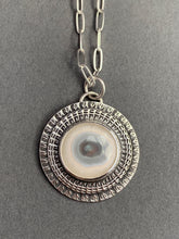 Load image into Gallery viewer, Solar eye agate pendant