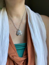 Load image into Gallery viewer, Sterling silver bear and crystal charms
