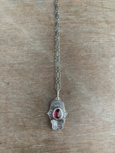 Load image into Gallery viewer, Rhodolite Garnet butterfly charm