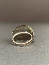 Load image into Gallery viewer, Medium Size 8.5 sacred heart shield ring