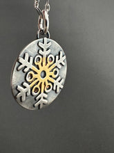 Load image into Gallery viewer, Single Snowflake Pendant