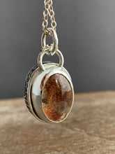 Load image into Gallery viewer, Lodolite quartz double sided pendant